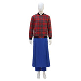 15th Doctor Ncuti Gatwa 2025 New Season Cosplay Costume Doctor Who Red Plaid Set ACcosplay